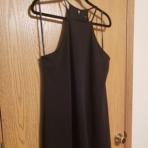NEW Plus Size 1X Strappy Black Dress- with tags!